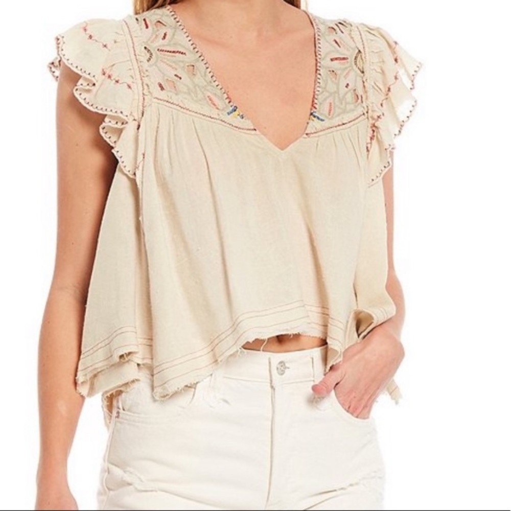 Hailey Embroidered Top